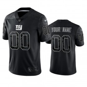 Camiseta Hombre NFL New York Giants Personalizar Negro Reflective Limited